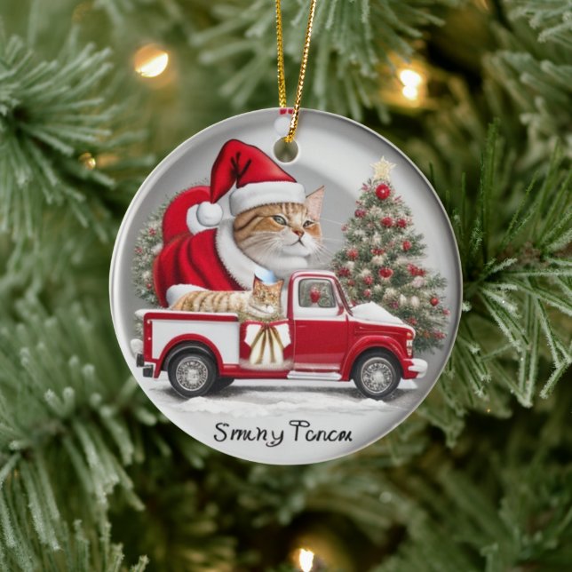 Décoration En Céramique Cercle d'ornements de Noël (Arbre)