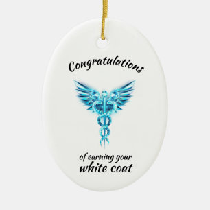 Décoration En Céramique Cérémonie de la robe blanche Crystal Médicale