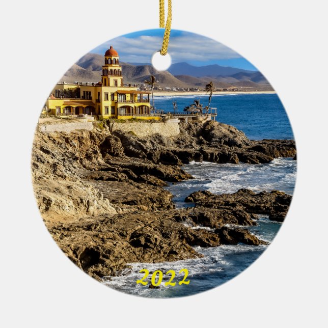 Décoration En Céramique Cerritos Beach, Hacienda, (Devant)