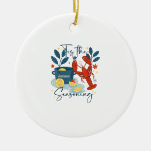 Décoration En Céramique C'est la saison de Noël Citation