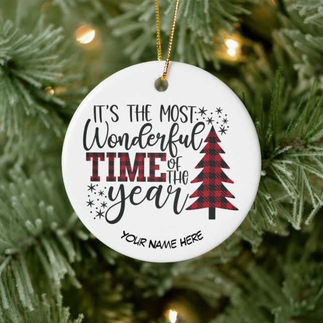 Décoration En Céramique C'est le moment le plus merveilleux de l'année (Arbre)