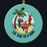 Décoration En Céramique C'Est Le Sea Sun Santa Claus Beach Été<br><div class="desc">C'Est Le Sea Sun Santa Claus Beach Noël Été En Juillet Don. Un cadeau parfait pour votre père, maman, papa, hommes, femmes, amis et membres de la famille le jour de Thanksgiving, Noël, Fête des mères, Fête des pères, 4 juillet, 1776 Jour indépendant, Fête des anciens combattants, Fête de l'Halloween,...</div>