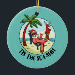 Décoration En Céramique C'Est Le Sea Sun Santa Claus Beach Été<br><div class="desc">C'Est Le Sea Sun Santa Claus Beach Noël Été En Juillet Don. Un cadeau parfait pour votre père, maman, papa, hommes, femmes, amis et membres de la famille le jour de Thanksgiving, Noël, Fête des mères, Fête des pères, 4 juillet, 1776 Jour indépendant, Fête des anciens combattants, Fête de l'Halloween,...</div>