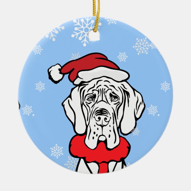 Décoration En Céramique C'est l'heure de Noël (Devant)