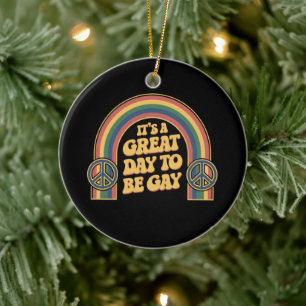 Décoration En Céramique C'est un grand jour pour être gay Mois de la fiert