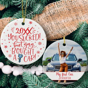 Décoration En Céramique Cette année a sucé mais a acheté une photo de voit