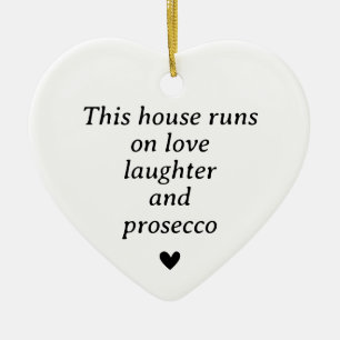 Décoration En Céramique Cette maison tourne sur l'amour, le rire et le par