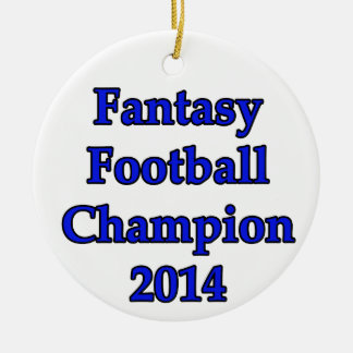 Décoration En Céramique Champion 2014 du football d'imaginaire