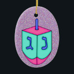 Décoration En Céramique Chanukah Dreidel<br><div class="desc">Amusez-vous bien avec ceux-ci ! Pensez aux thèmes ! Jouez avec des couleurs arrière - plans, ajoutez ou supprimez du texte, et (moyennant un supplément) customisez le dos avec des images, la couleur, votre logo / infos commerciales, etc. ! Ils sont également parfaits pour les cadeaux ou à utiliser comme...</div>