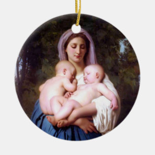 Décoration En Céramique Charité, Bouguereau