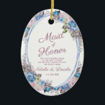 Décoration En Céramique Charme parisien Citation d'honneur bleu et rose fe<br><div class="desc">Charme parisien Bleu & Rose Floral Chic et Shabby Design avec Roses peints, Feuilles et Fleurs. Un look charmant et ludique, avec palette de couleurs violet de couleur rose pâle, bleu poussiéreux, mauve, marine foncée. Avec des éléments floraux d'aquarelle peints à la main, des polices de script Vintages et un...</div>