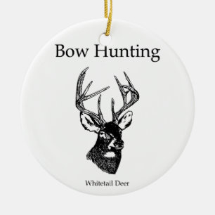 Décoration En Céramique Chasse à la chaudière (Buck à queue blanche)
