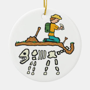 Décoration En Céramique Chasse aux fossiles