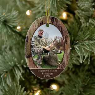 Décoration En Céramique Chasse camouflage 2 photos personnalisées