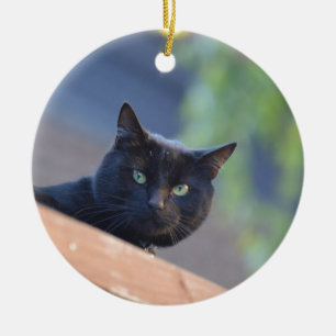 Décoration En Céramique Chat noir