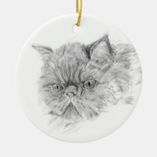 Décoration En Céramique chat persan