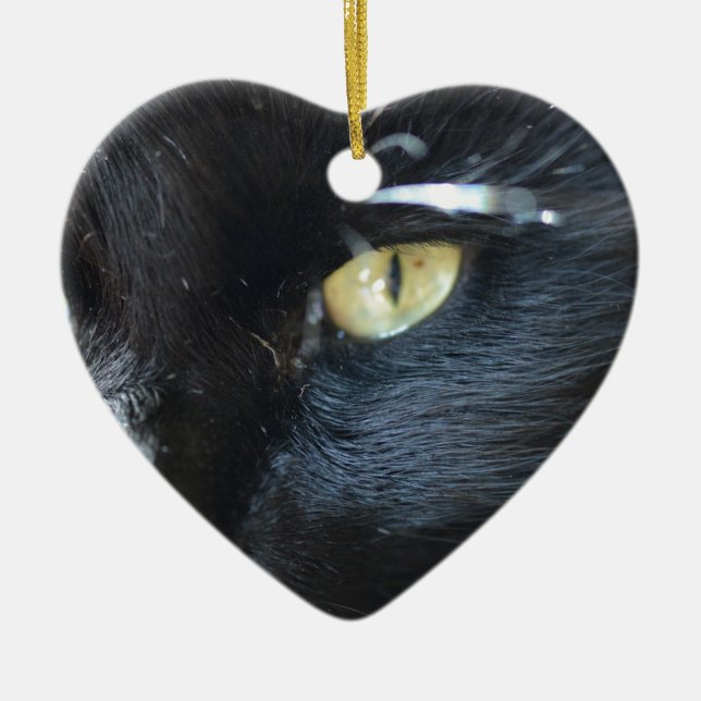 Décoration En Céramique Chat vous observant (Devant)