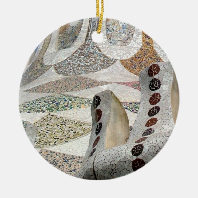 Décoration En Céramique Château de Gaudi (Devant)