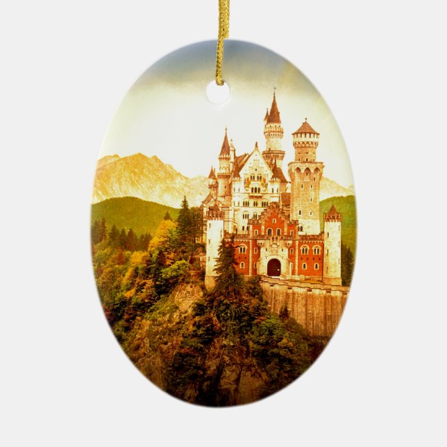 Décoration En Céramique Château de Neuschwanstein (Devant)