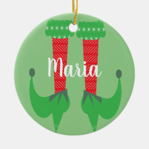 Décoration En Céramique Chaussures à talons avec pieds de lutin rétro pour