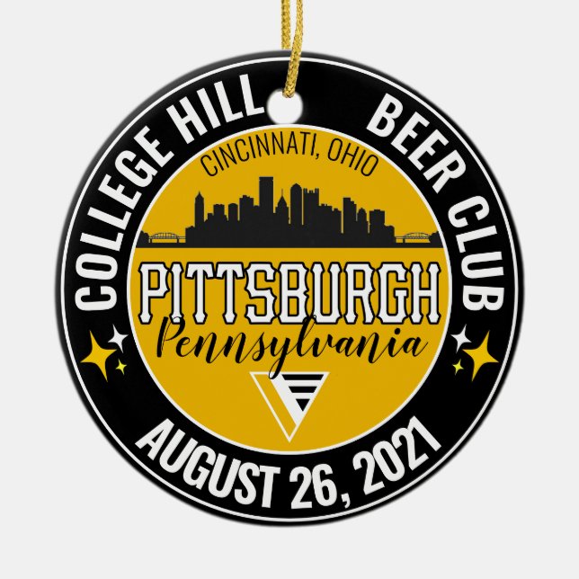 Décoration En Céramique CHBC Pittsburgh (Devant)