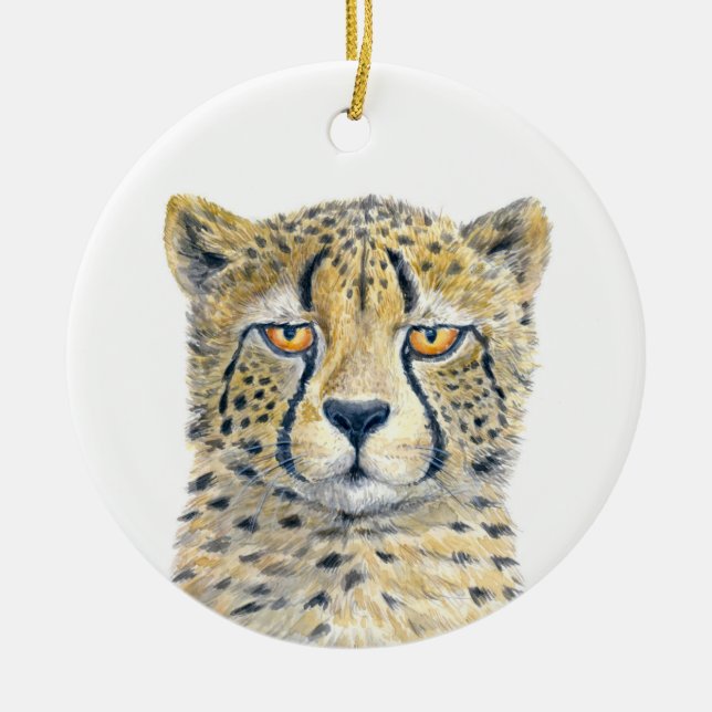 Décoration En Céramique Cheetah (Devant)