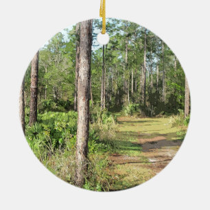 Décoration En Céramique Chemin Dans Les Bois 2656