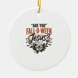 Décoration En Céramique Chemise de gravure vintage Jésus Christian Fall-O-