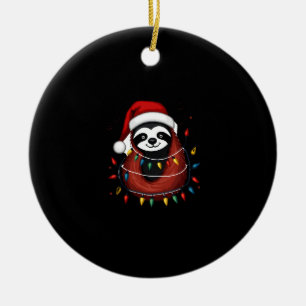 Décoration En Céramique Chemise de Noël pour cadeau de paresseux amateur S