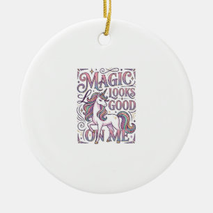 Décoration En Céramique Chemise graphique tendance Licorne Magique me va b