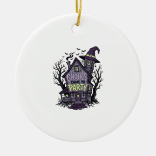 Décoration En Céramique Chemise Maison Hantée Mignonne Soirée Halloween Dé