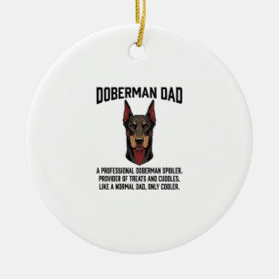 Décoration En Céramique Chemise pour amateur de chien gravure vintage Papa