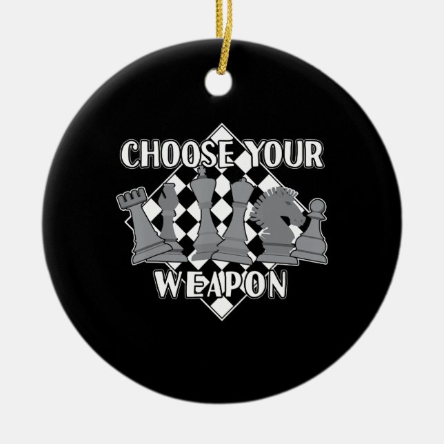 Décoration En Céramique Chess Piece Game Strategy Venin A Chess Player (Devant)