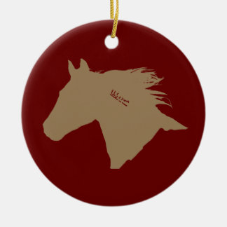 Décoration En Céramique Cheval de Mustang