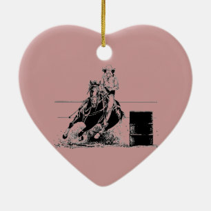 Décoration En Céramique Cheval d'emballage de baril