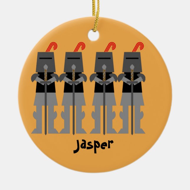 Décoration En Céramique Chevalier (Devant)