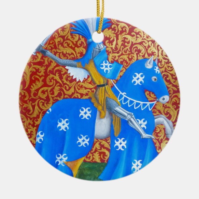 Décoration En Céramique Chevalier médiéval (Devant)