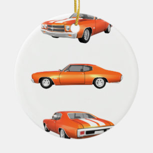 Décoration En Céramique Chevelle 1970 solides solubles :