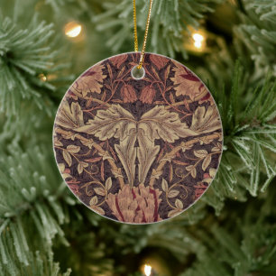 Décoration En Céramique Chèvrefeuille par William Morris, Art de fleurs de