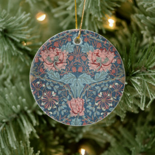 Décoration En Céramique Chèvrefeuille par William Morris, Art floral vinta