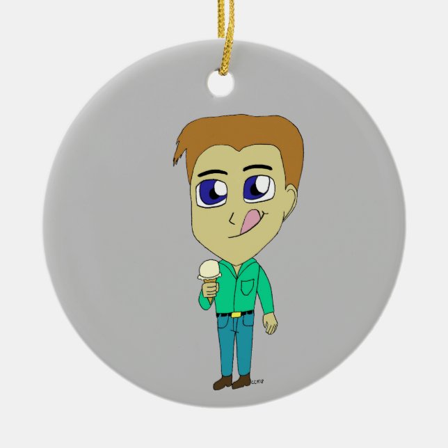 Décoration En Céramique chibi (Devant)