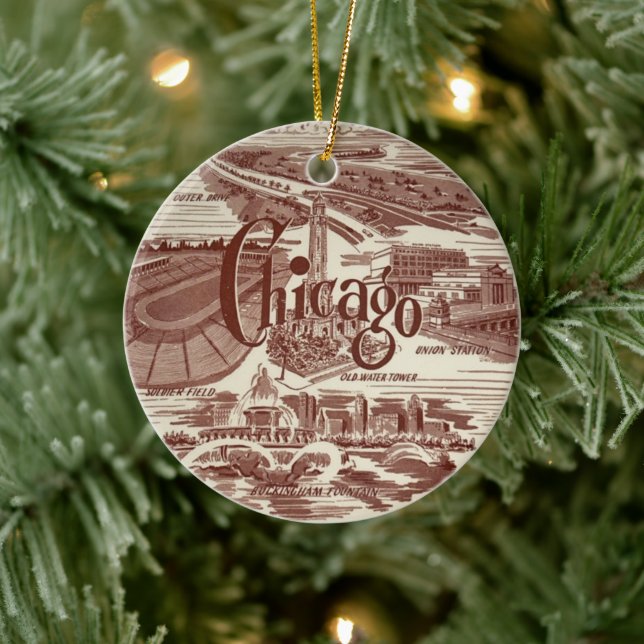 Décoration En Céramique Chicago (Arbre)