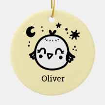 Chick gai - Kawaii Bird Line Art"