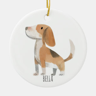 Décoration En Céramique Chien beagle