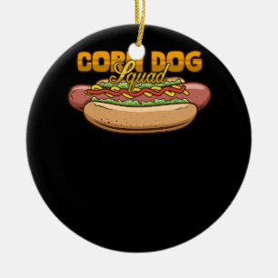 Décoration En Céramique Chien de maïs Squad Chiens chauds Bâtons Lover Fun