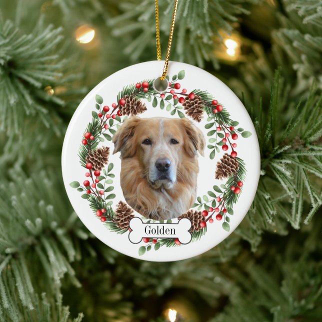 Décoration En Céramique chien d'or (Arbre)