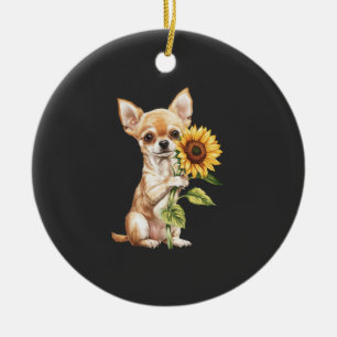 Décoration En Céramique Chihuahua  