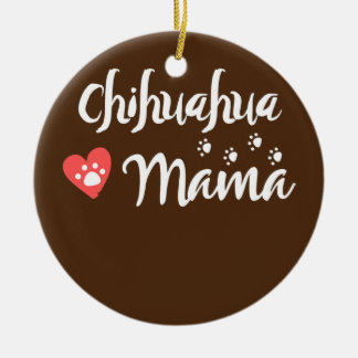 Décoration En Céramique Chihuahua Mama Chihuahua Mom Dog Lover Heart