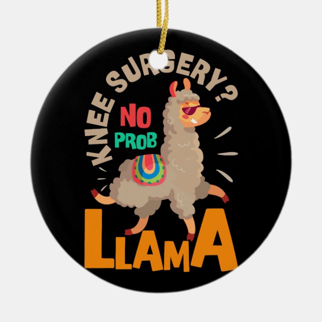 Décoration En Céramique Chirurgie du genou Aucun problème Remplacement du  (Devant)