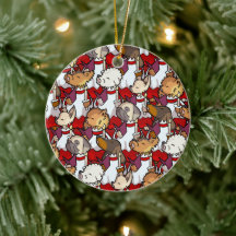 Chœur de chiens drôles Chanteurs de chants de Noël